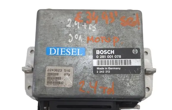 BMW 5 E34 Engine control unit/module 0281001078 2242212