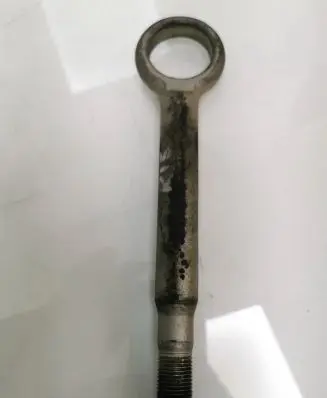 Towing hook eye