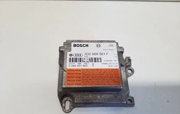 Volkswagen Touareg I Airbag control unit/module 3D0909601F 0285001800