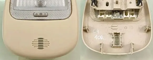 Citroen C4 I Headlining lighting console trim 