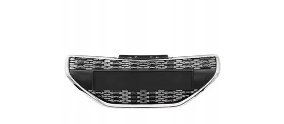 Peugeot 208 I Front bumper upper radiator grill 9672794380