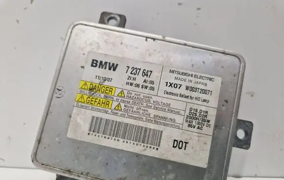 BMW 5 F10 F11 Headlight ballast module Xenon 7237647