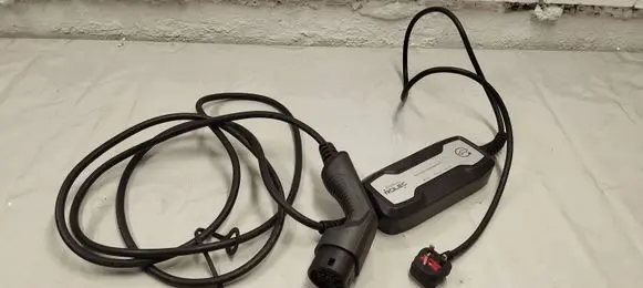 Tesla Model S Electric car charging cable 