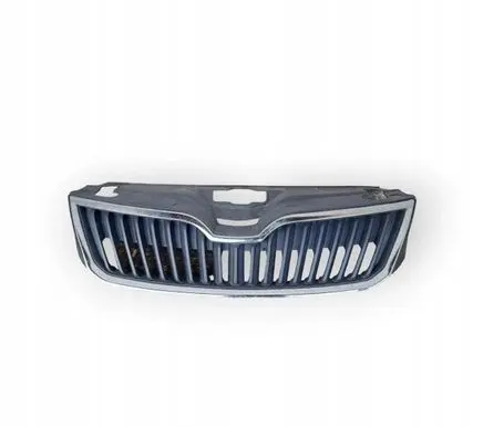 Skoda Rapid (NH) Front bumper upper radiator grill 5JA853668