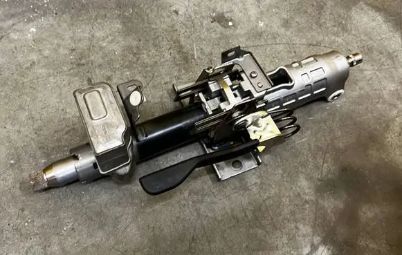 Steering wheel axle