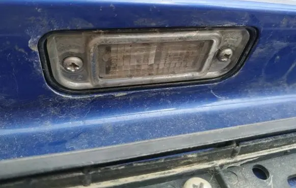 Mercedes-Benz A W168 Number plate light