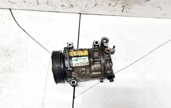Peugeot 407 Air conditioning (A/C) compressor (pump) 9663315480