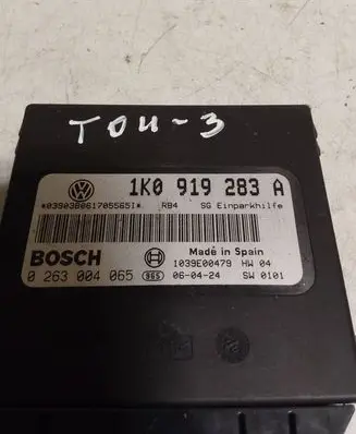 Volkswagen Touran I Parking PDC control unit/module 1K0919283A 1039E00479 0263004065