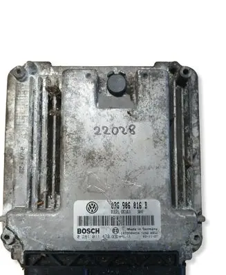 Volkswagen Golf VI Engine control unit/module 03G906016B 1039S04434 0281011478