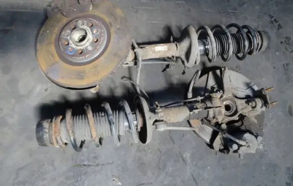 Audi TT TTS Mk2 Rear shock absorber with coil spring 