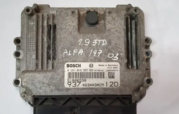Alfa Romeo 147 Engine control unit/module 0281012965 51806558 4G34A3ACM
