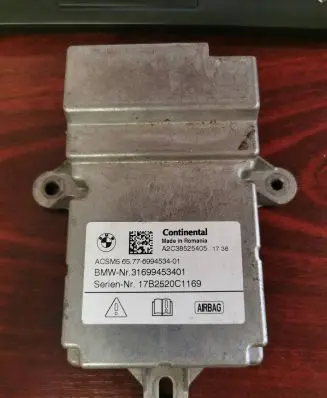 BMW 7 G11 G12 Airbag control unit/module 6994534 31699453401