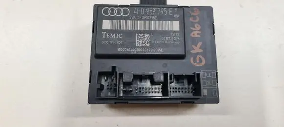Audi A6 S6 C6 4F Door control unit/module 4F0959795E 4F0910795E