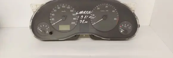 Volkswagen Sharan Speedometer (instrument cluster) 7M1919863 95VW10849NG VGNF1056922