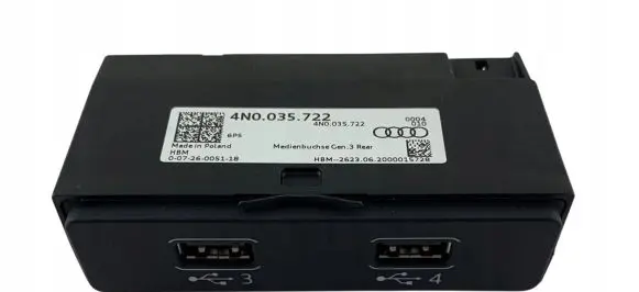 Audi Q8 USB socket connector 4N0035722