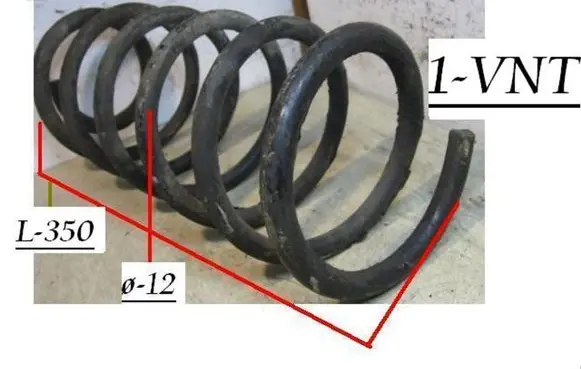 Volkswagen Jetta II Front coil spring