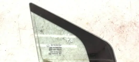 Renault Scenic III - Grand scenic III Front door vent window glass four-door 43R00049 E000255 DOT24M25AS2