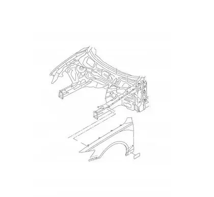 Peugeot 207 Fender BLOTNIK2927