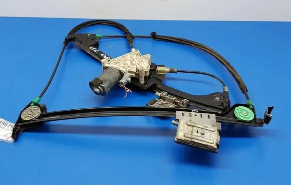 Front door window regulator with motor