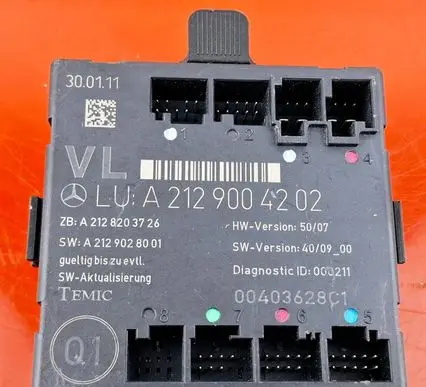 Mercedes-Benz E W212 Door control unit/module A2129004202