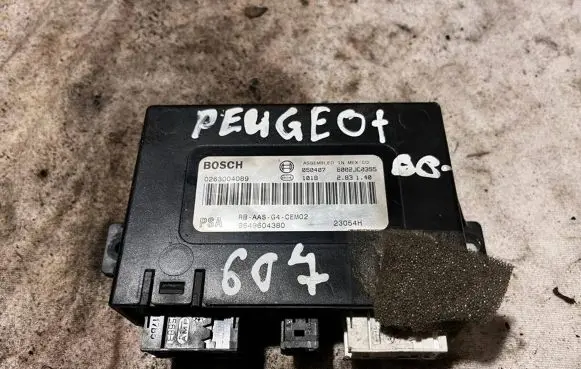 Peugeot 607 Parking PDC control unit/module 9649604380 0263004089 6002JC0355