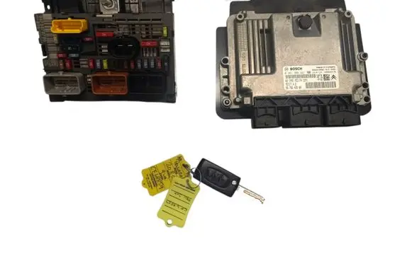 Peugeot 308 Engine ECU kit and lock set 9676643580