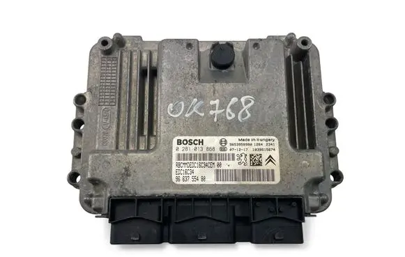 Peugeot 207 Engine control unit/module ECU 9663755480 0281013868