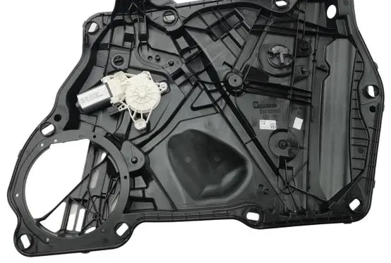 Volkswagen Tiguan Front door window regulator with motor 571837402L