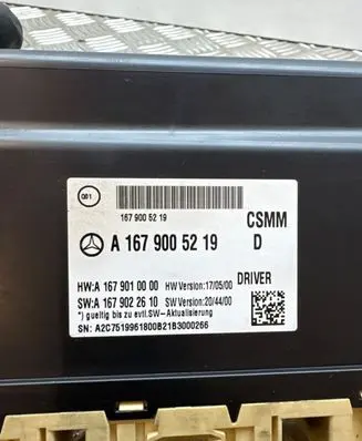 Mercedes-Benz GLE W167 Seat control module A1679005219 A1679022610 A1679010000