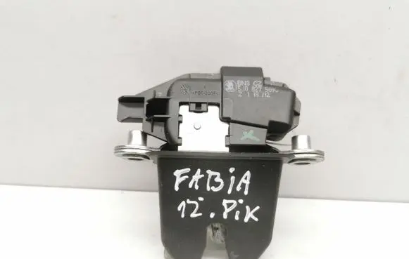 Skoda Fabia Mk2 (5J) Tailgate/trunk/boot lock/catch/latch 5J0827501C