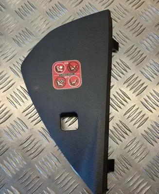 Peugeot 308 Dashboard side end trim 9655989477