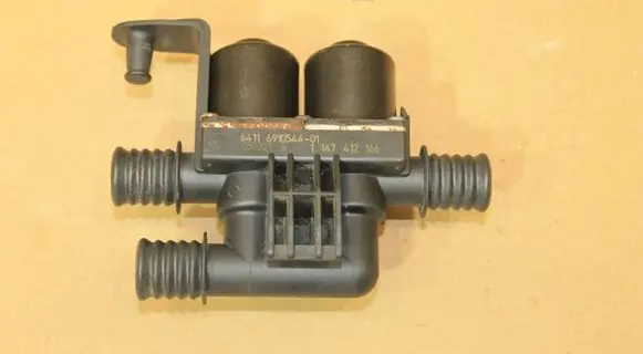 Coolant heater control valve