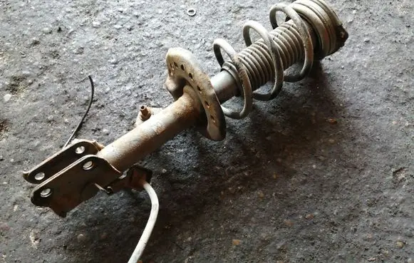 Nissan Juke I F15 Front shock absorber with coil spring