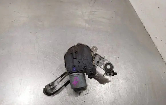 Front wiper linkage and motor