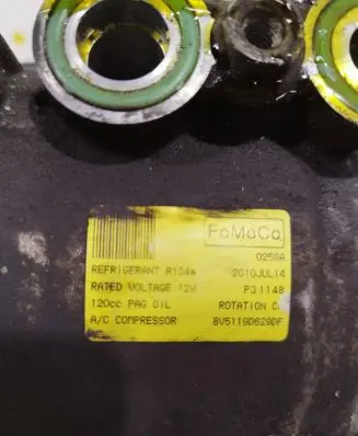 Ford Fiesta Air conditioning (A/C) compressor (pump) 8v5119d629df