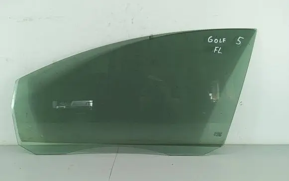 Volkswagen Golf V Front door window/glass (coupe) DOT501584AS2 43R00086