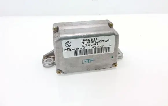Volkswagen Touareg I ESP acceleration yaw rate sensor 7E0907652A