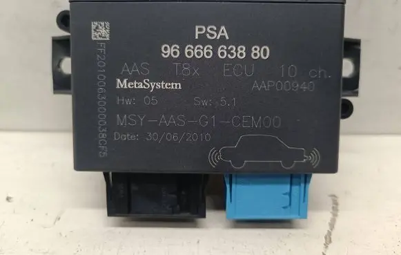 Peugeot 5008 Parking PDC control unit/module 9666663880 AAP00940