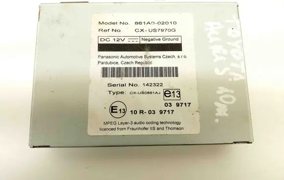 Toyota Auris 150 Other devices 861A002010