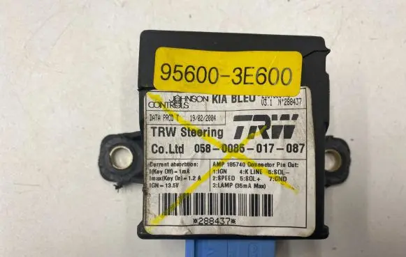 KIA Sorento Power steering control unit/module 956003E600 288437 0580085017087
