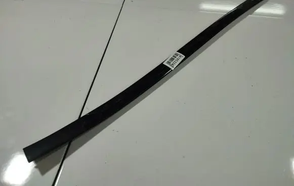 Front door glass trim molding