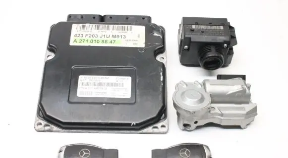 Mercedes-Benz CLC CL203 Engine ECU kit and lock set A2711535891