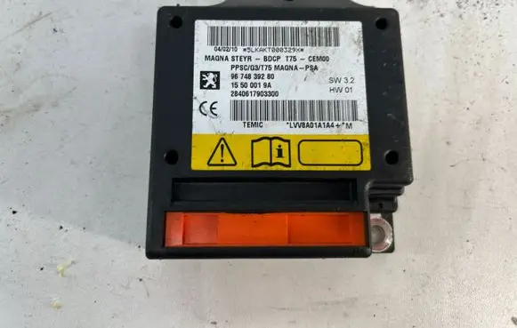 Peugeot RCZ Airbag control unit/module 9674839280