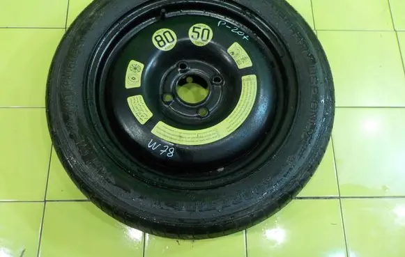 Peugeot 207 R15 spare wheel 4X108