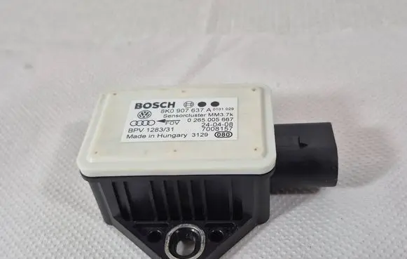 Audi A4 S4 B8 8K ESP acceleration yaw rate sensor 8K0907637A 7008157 0265005667