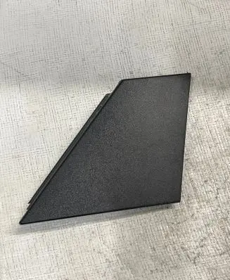 Front door glass trim molding