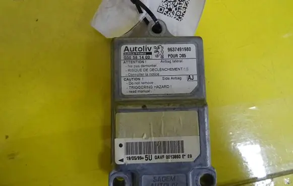 Peugeot 406 Airbag control unit/module 9637491980 550581400