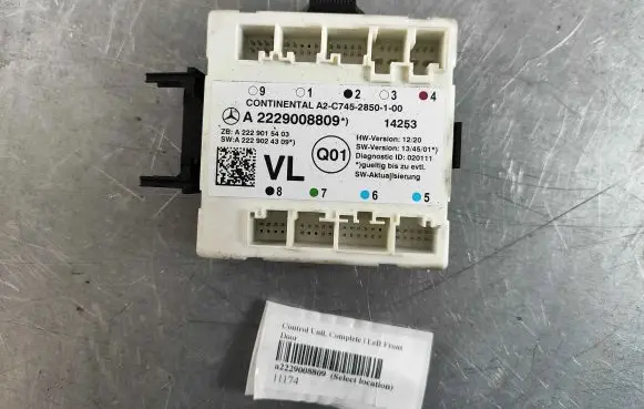 Mercedes-Benz S W222 Door control unit/module a2229008809