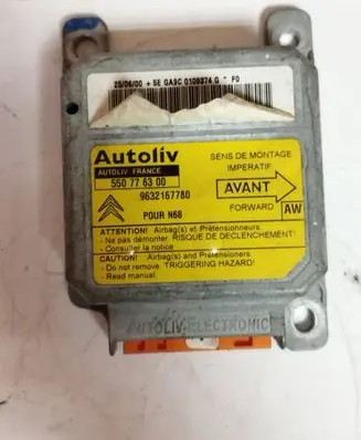 Citroen Xsara Picasso Airbag control unit/module 9632167780 550776300
