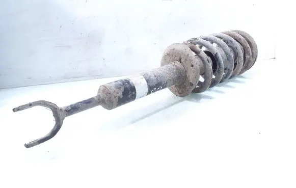 Front shock absorber with coil spring